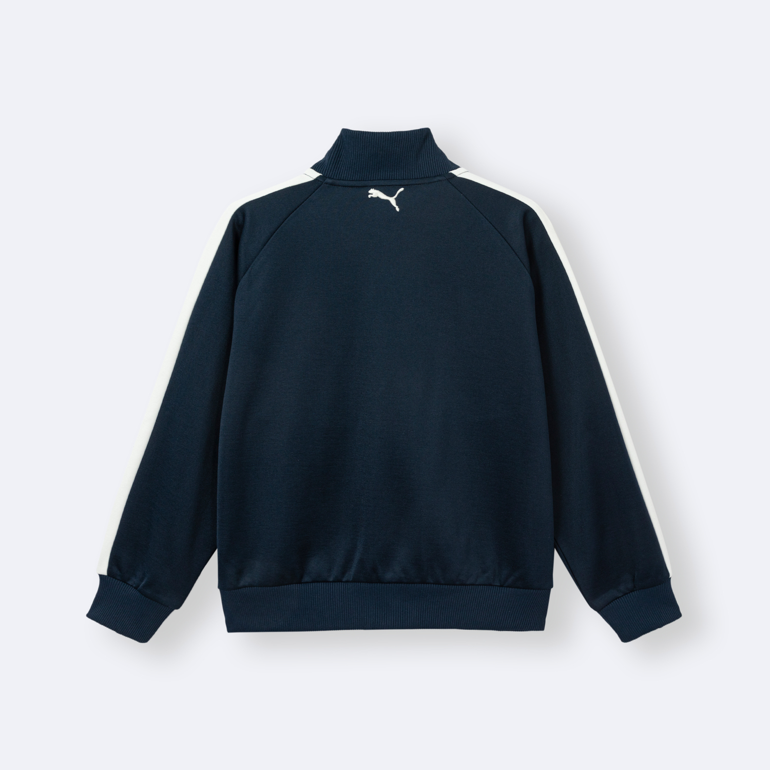 Детская куртка с воротником стойкой, умеренная PUMA, темно синий — фото 3