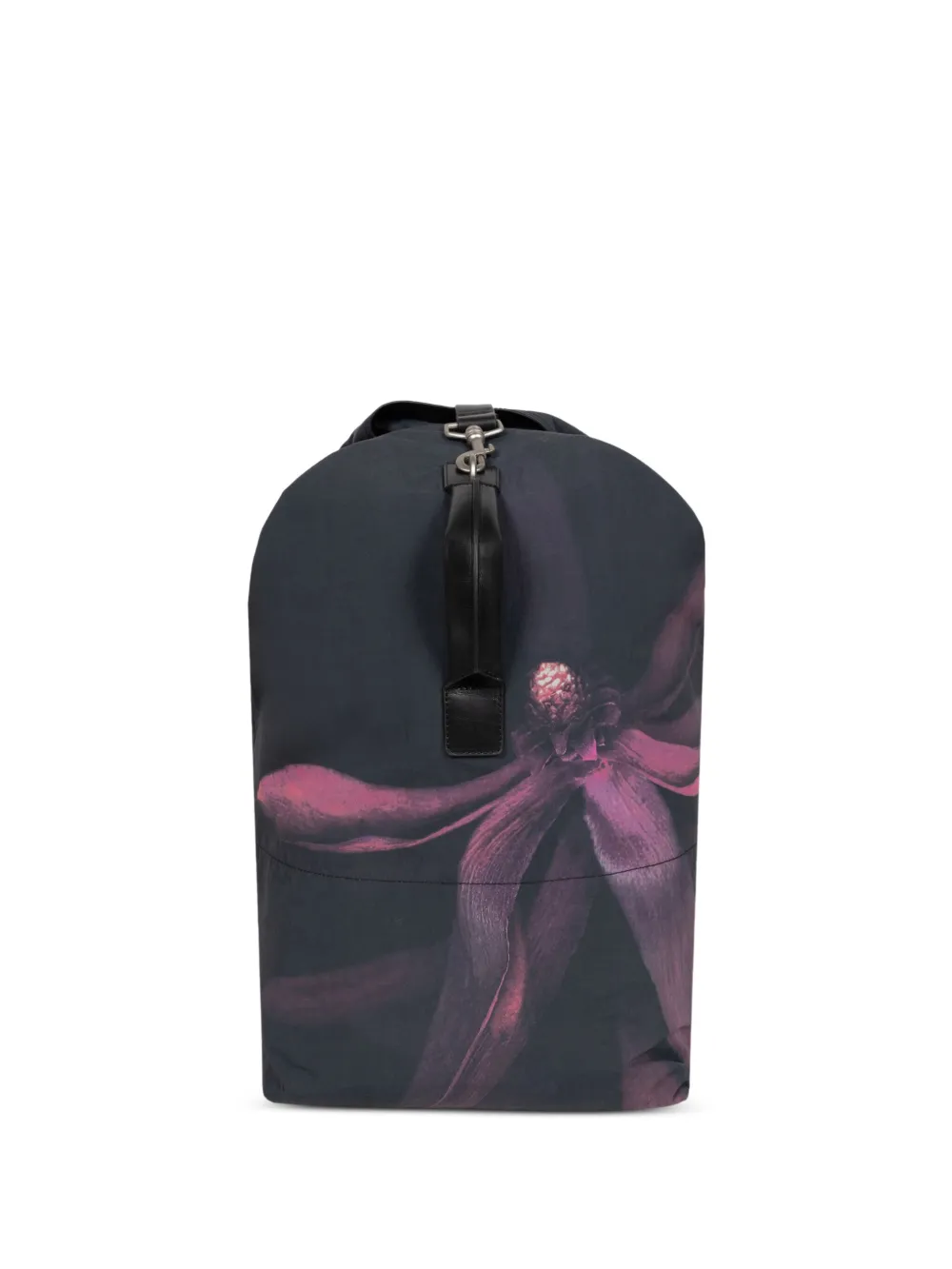 

Рюкзак с цветочным принтом Dries Van Noten, черный