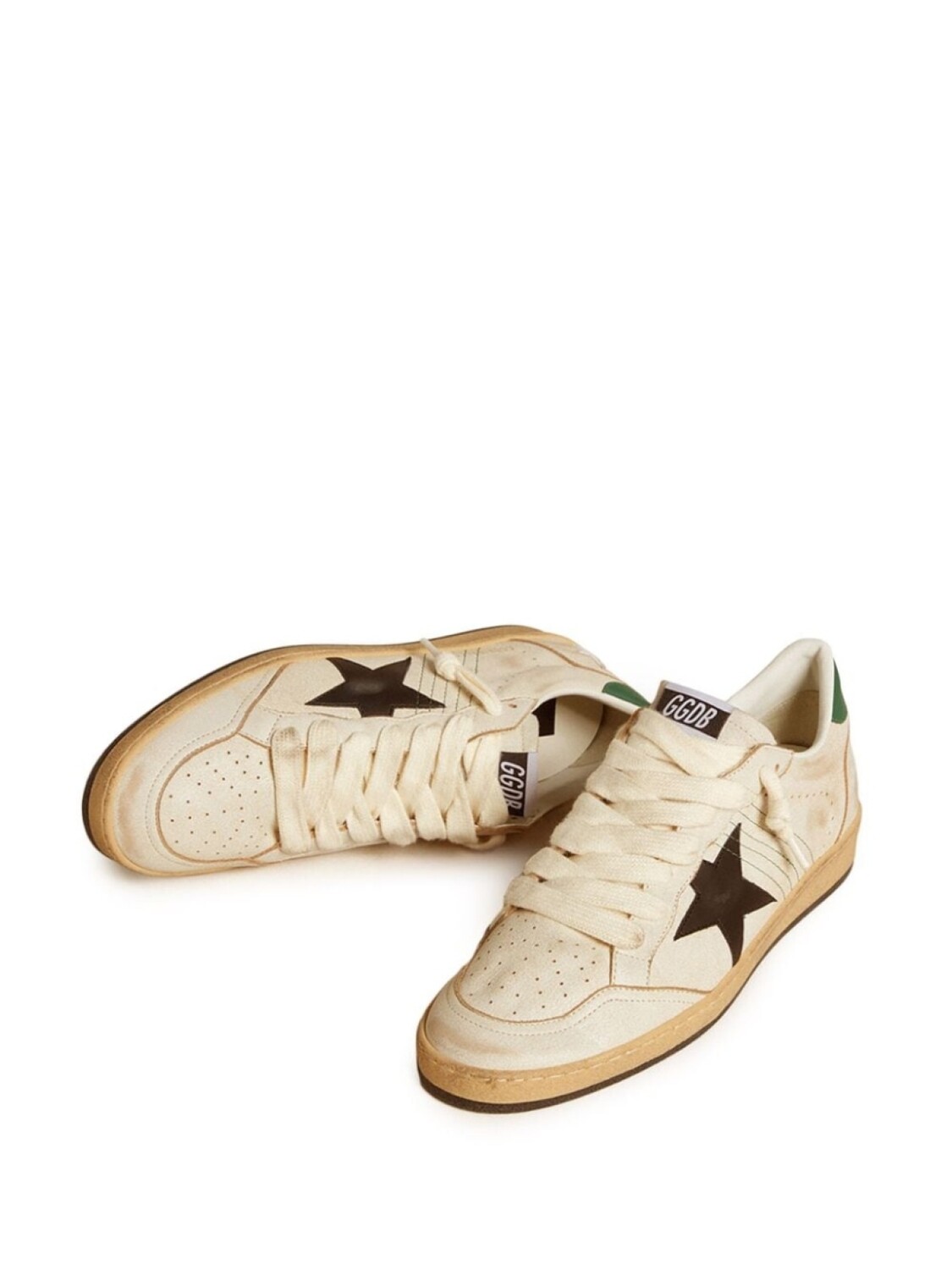 Кроссовки Ball Star Golden Goose, белый — фото 4