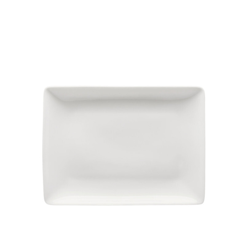 

Тарелка нефритовая белая квадратная 25 х 19 см Rosenthal, белый