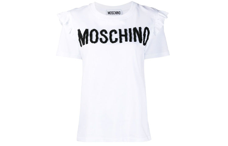 

Футболка женская белая MOSCHINO