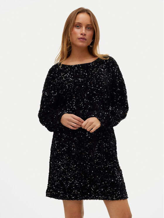 

Коктейльное платье стандартного кроя Vero Moda, черный