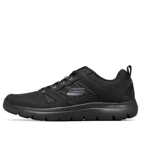 

Кроссовки summits low-top 'black' Skechers, черный
