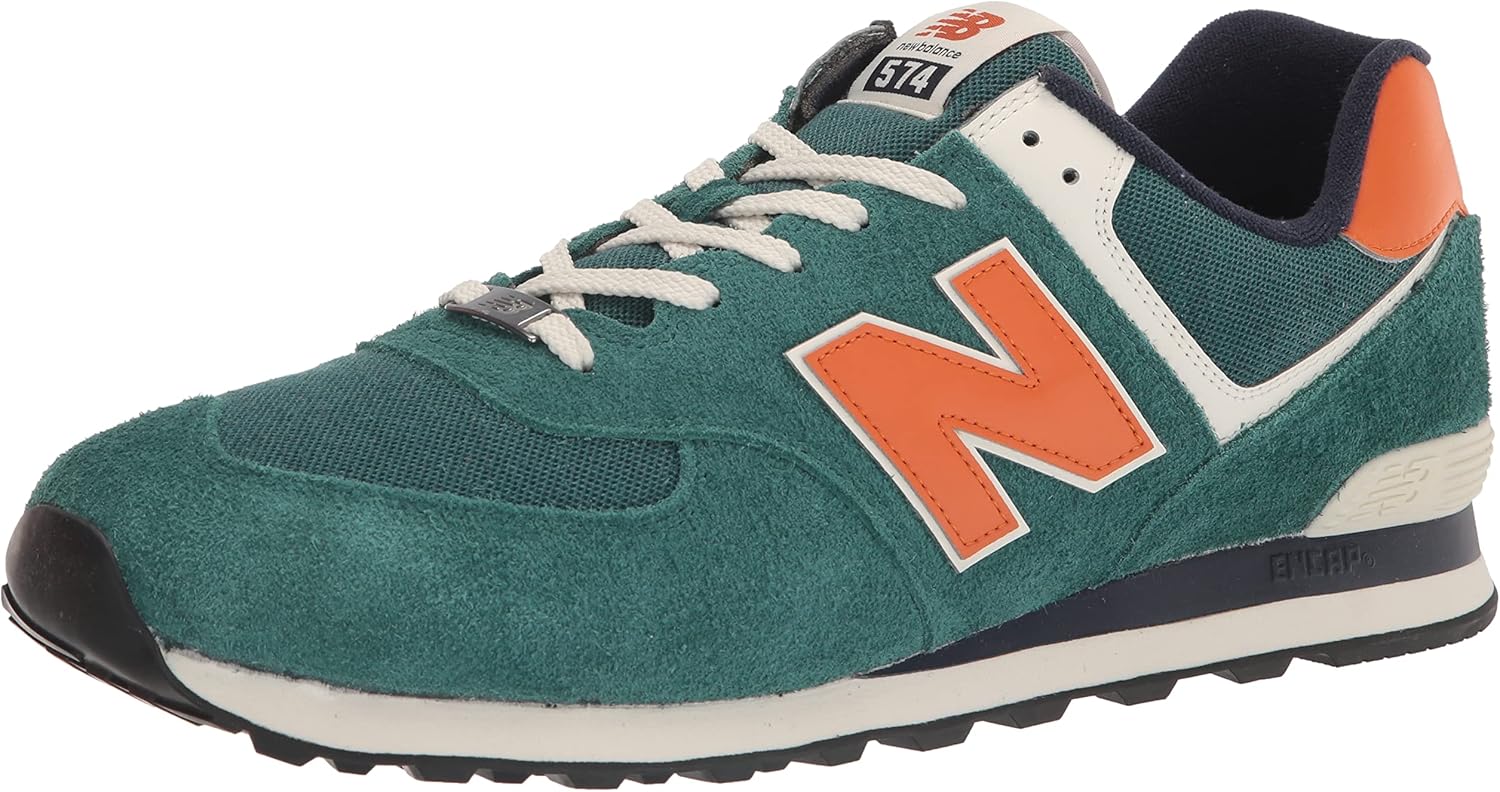 

Кроссовки New Balance Unisex-Adult 574 V2, зеленый/коричневый/светло-зеленый