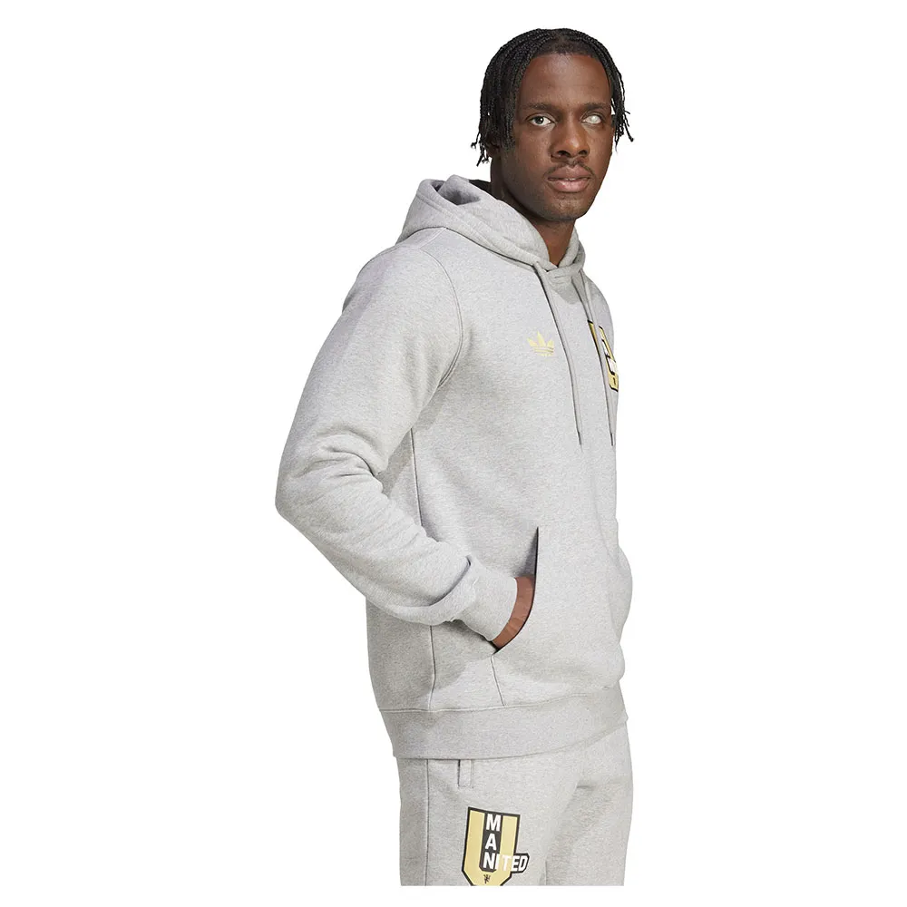 Худи adidas Manchester United VRCT, серый — фото 4