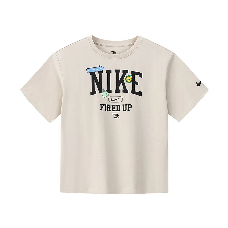 Футболка 3Brand с коротким рукавом детская Nike, Sandy Shell