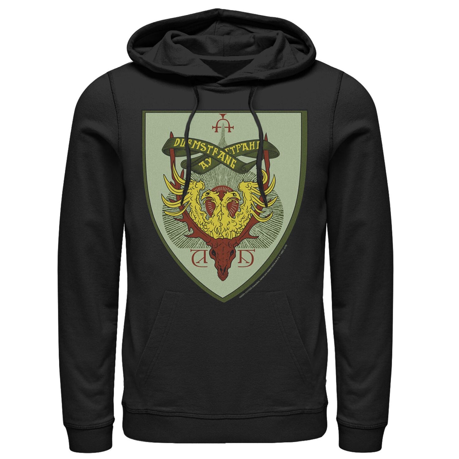 

Мужской пуловер с капюшоном и принтом Durmstrang Crest Harry Potter