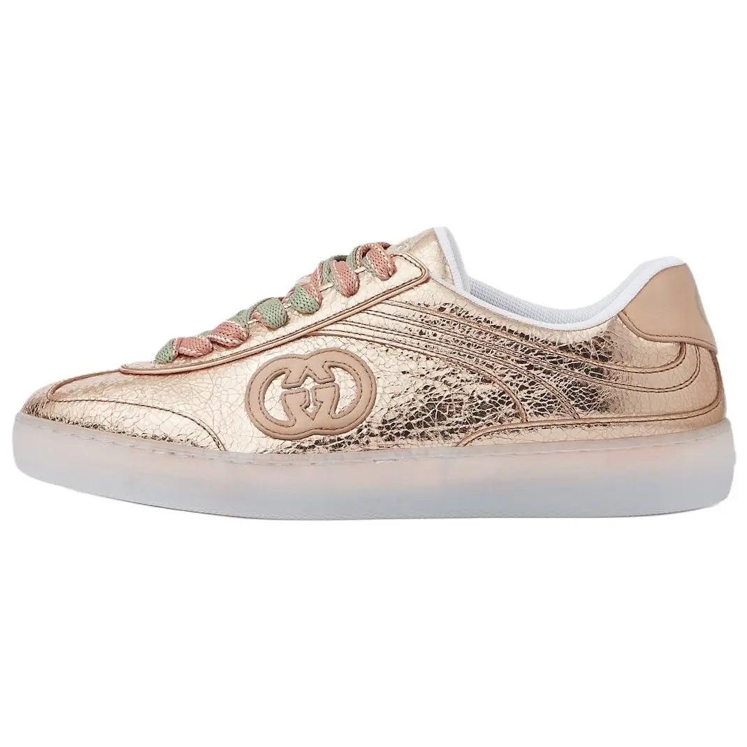 GUCCI Женские кроссовки G75 Low top для скейтбординга светло-розовые