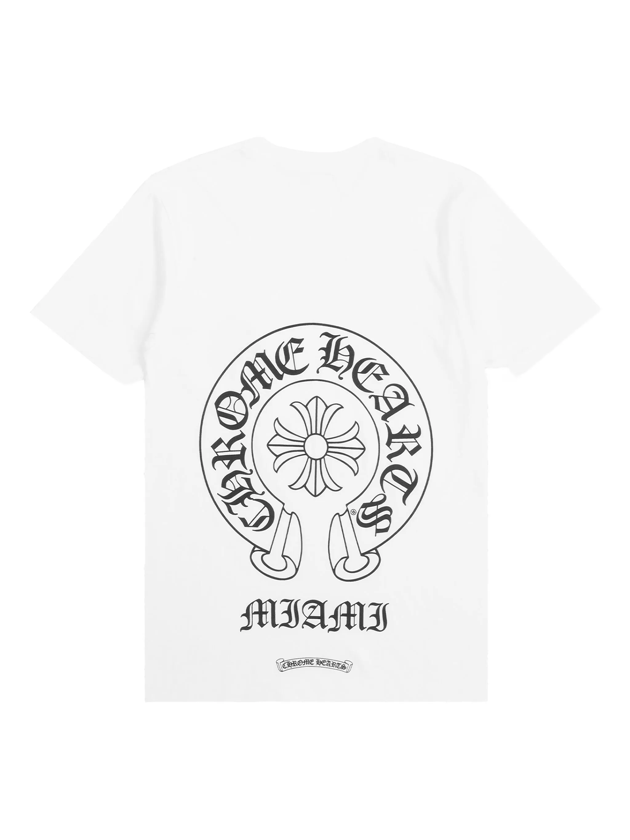 Футболка Miami Horseshoe Chrome Hearts, белый — фото 2