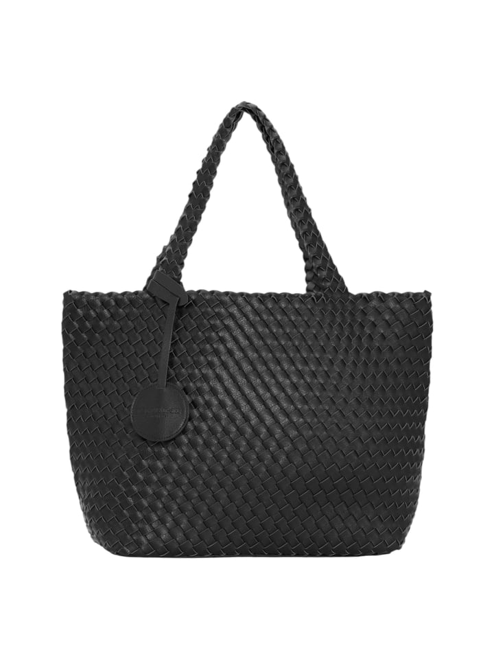 

Ilse Jacobsen Сумка-шоппер BAG08 в цвете «Черный оружейный металлик»