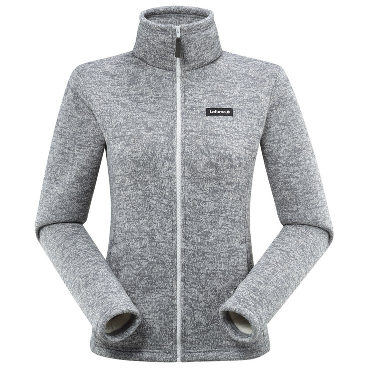 

Флисовая кофта с застежкой-молнией цвета серый меланж - s Lafuma