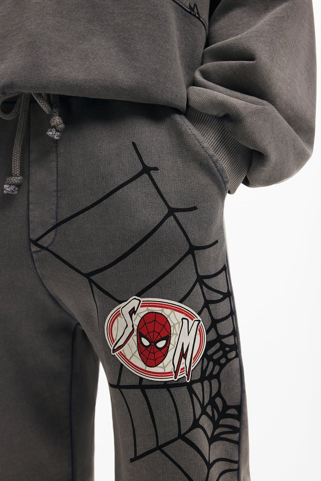 Спортивные штаны Человека-паука Desigual, Gray/Black/2014 — фото 3