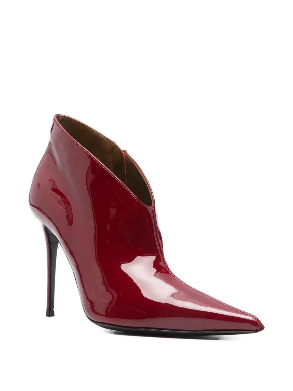 Ботильоны Cluedo 105 с заостренным носком Giuseppe Zanotti, красный — фото 2