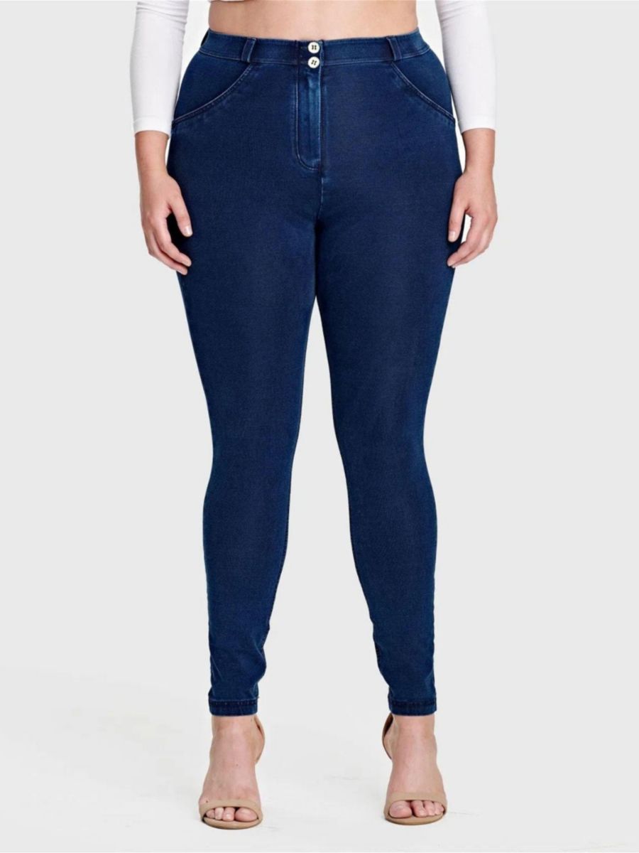 

Женские облегающие джинсы с высокой посадкой и эффектом коррекции фигуры Freddy, Blue