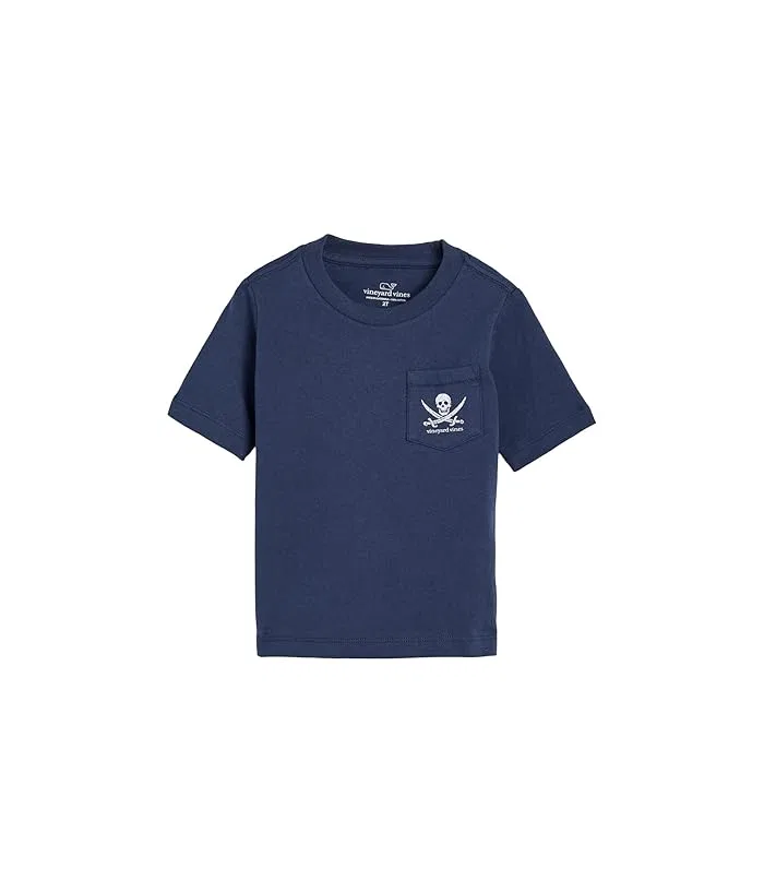 Футболка с коротким рукавом Pirate Flag Vineyard Vines Kids, Blue Blazer