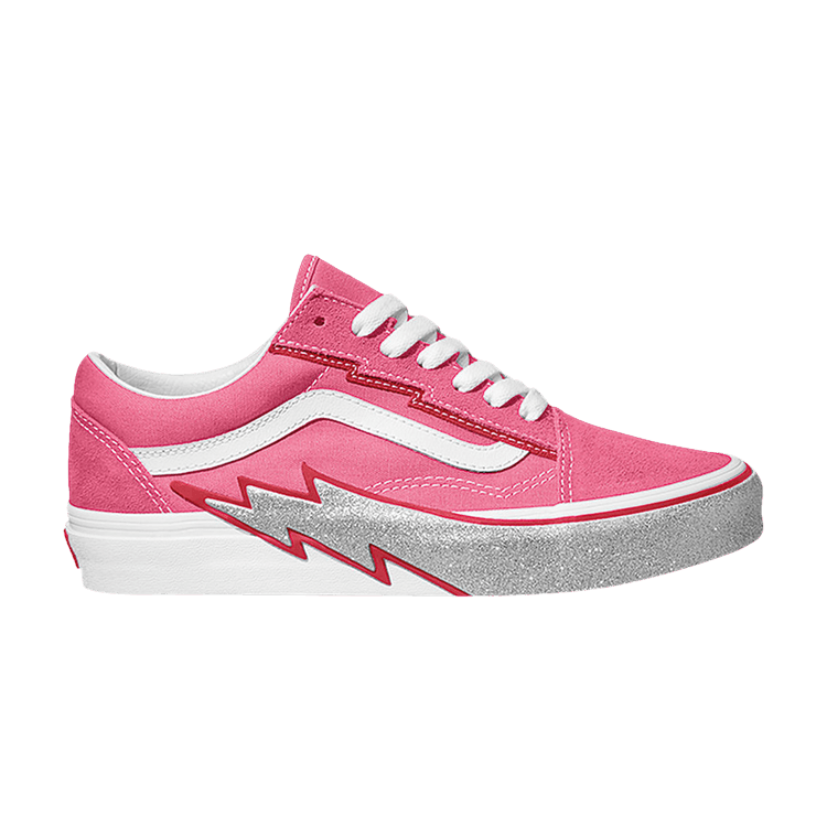 

Кроссовки Vans Old Skool 'Bolt - Glitter Sidewall Honeysucker', розовый