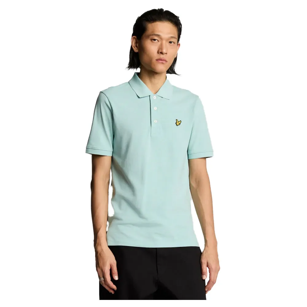 

Поло с коротким рукавом Lyle & Scott Plain, синий