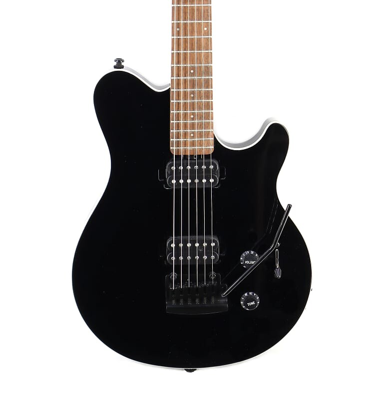 

Электрогитара Sterling by Music Man SUB Series Axis in Black with White Body Binding