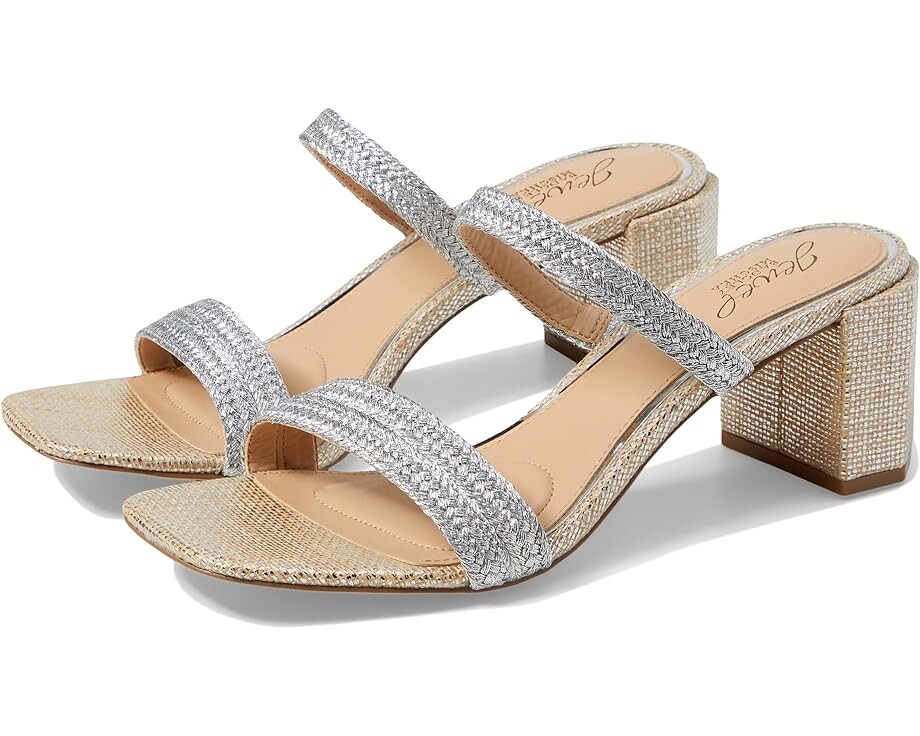 

Туфли Jewel Badgley Mischka Heat, цвет Silver Fabric