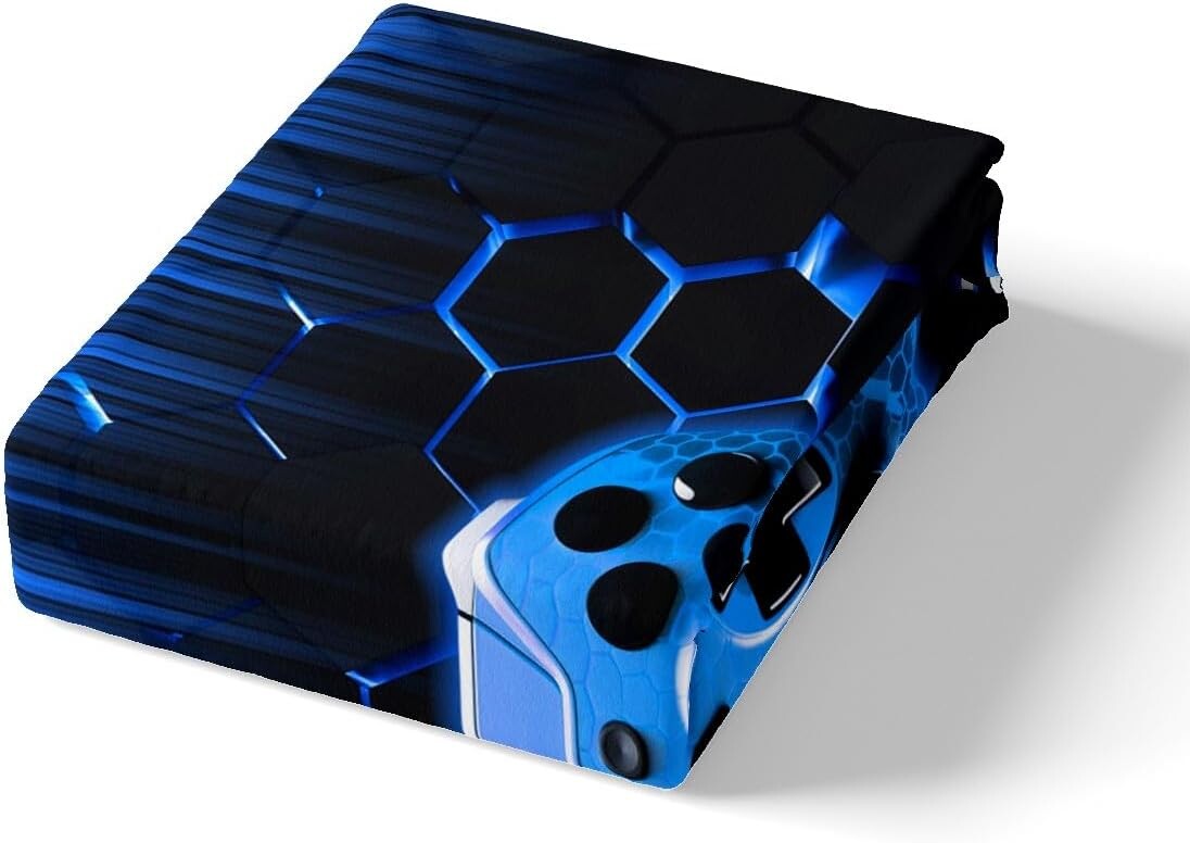 

Комплект постельного белья Manfei Honeycomb Gamepad Queen Size, Blue