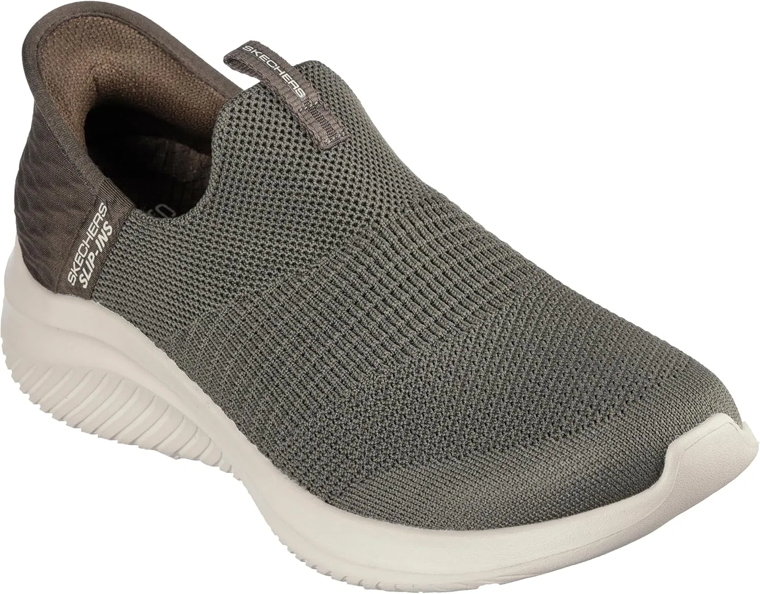 Мужские кроссовки Skechers Gowalk Arch Fit, спортивные слипоны, повседневные лоферы для походов, беговые кроссовки, оливковый