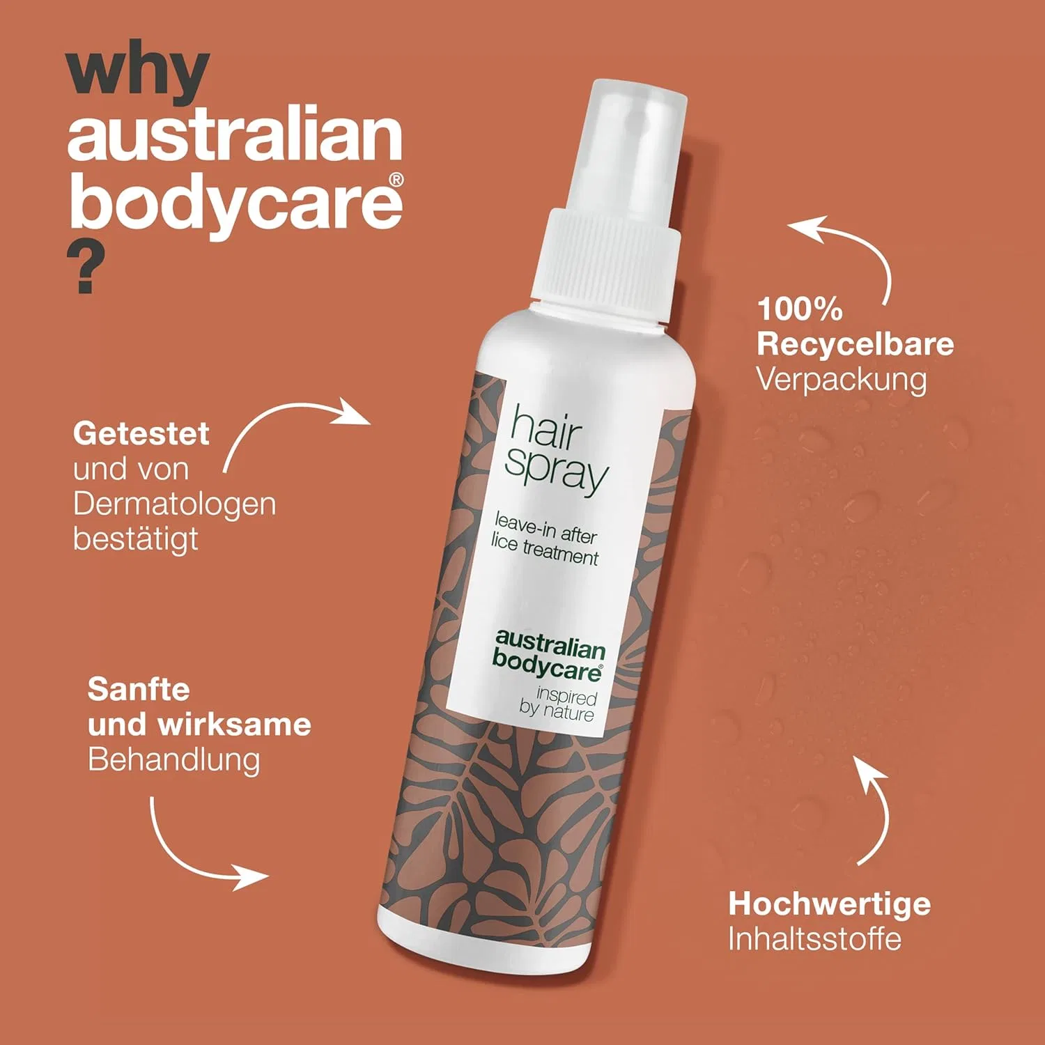Спрей для волос Australian Bodycare 150 мл с маслом чайного дерева Australian Bodycare — фото 4