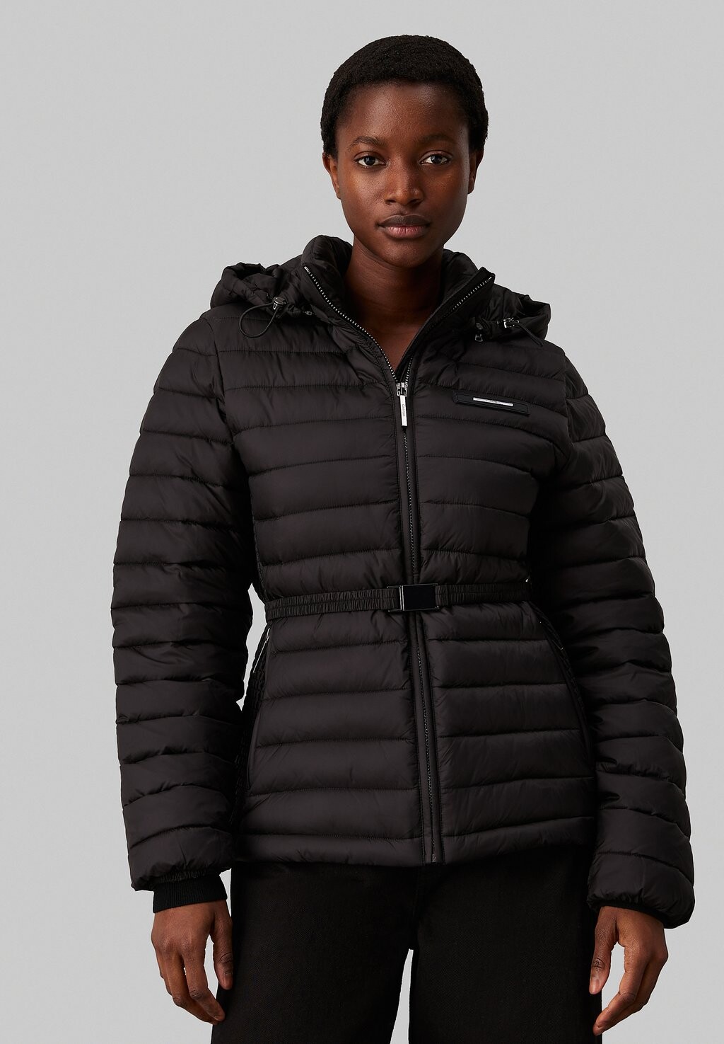 

Зимняя куртка PADDED SMOCKING Calvin Klein, черный
