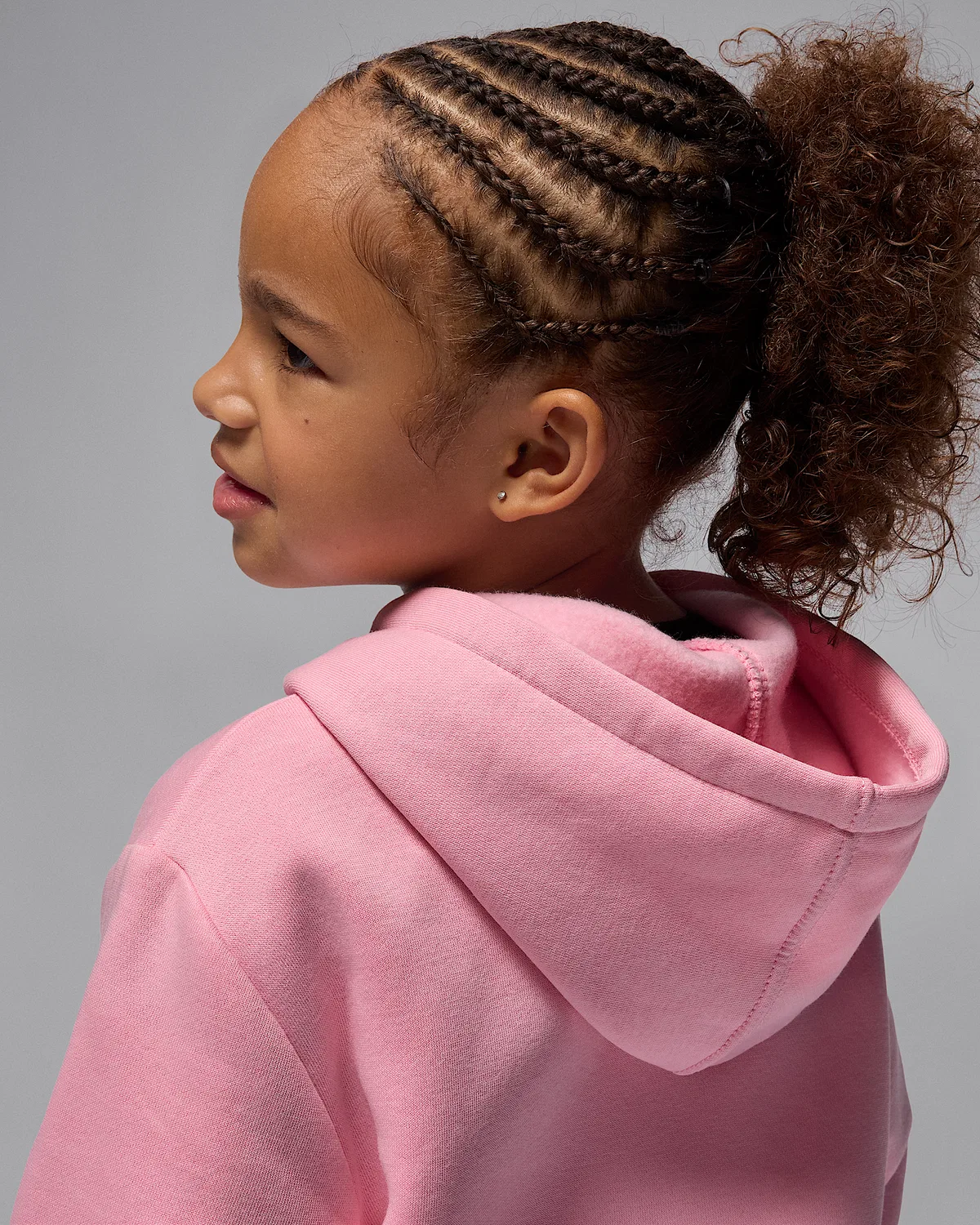 Детская толстовка Jordan Brooklyn Fleece, Medium Soft Pink — фото 4