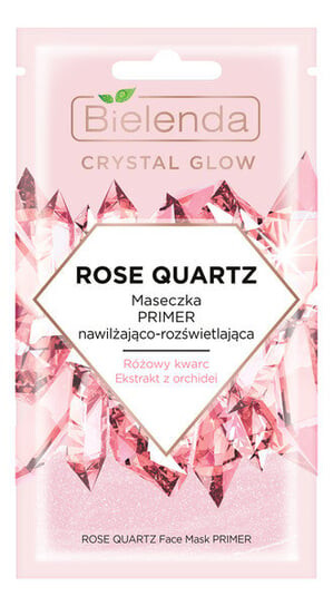 

УВЛАЖНЯЮЩАЯ И ОСВЕЩАЮЩАЯ ПРАЙМЕР-МАСКА 8мл Bielenda Crystal Glow ROSE QUARTZ -