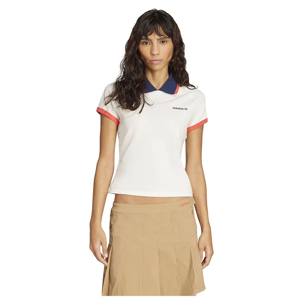 

Поло с коротким рукавом adidas Originals JY3515, белый