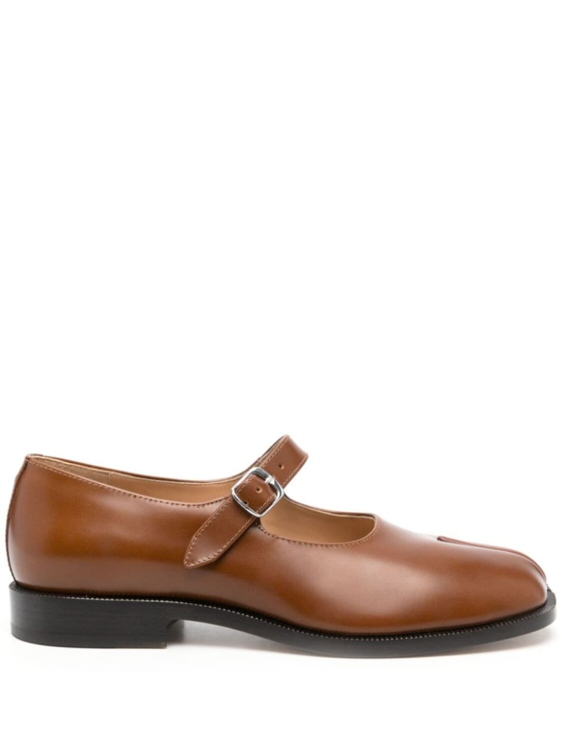 

Maison Margiela туфли Tabi Mary Jane, коричневый