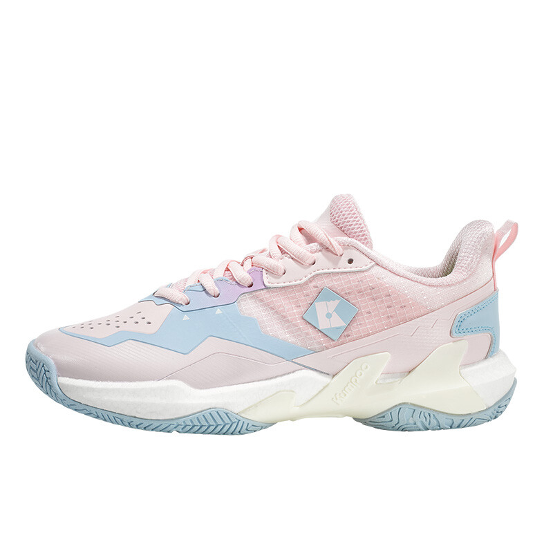 

Кроссовки KUMPOO Badminton Shoes Unisex Low-top Pink/white/blue, розовый