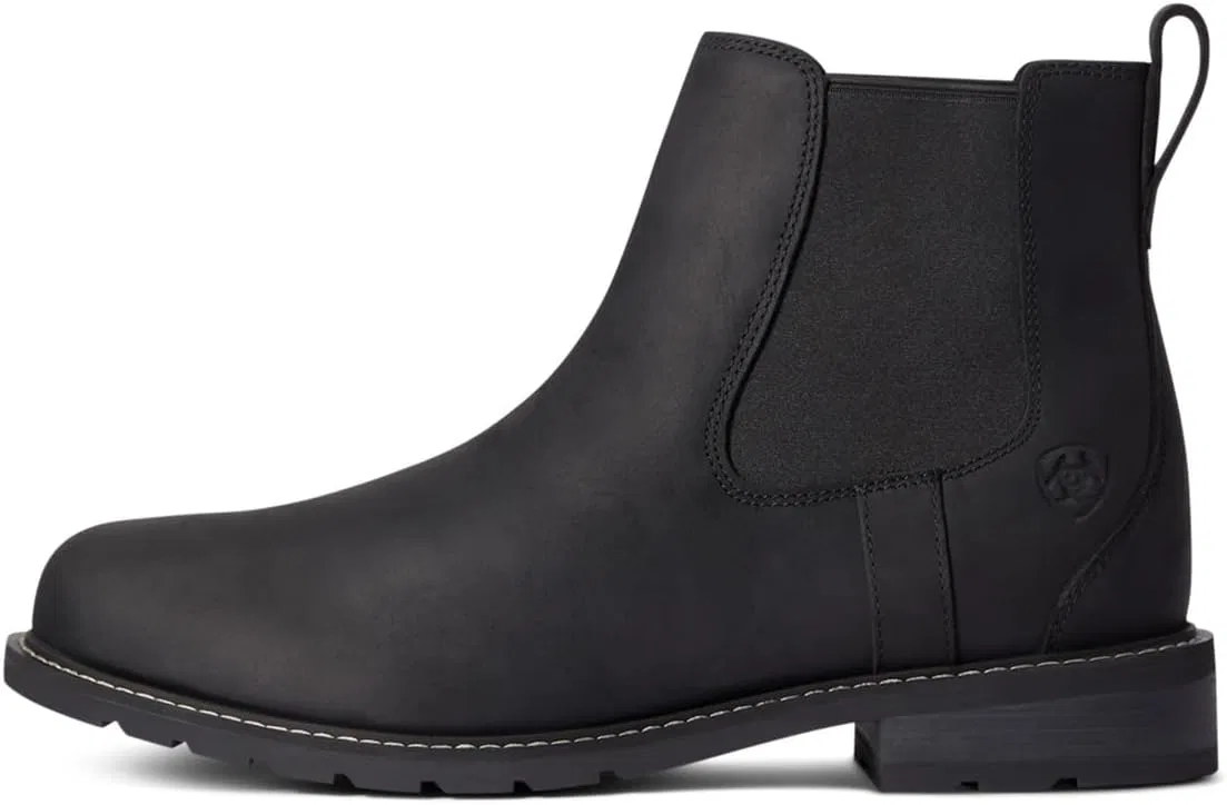 Мужские водонепроницаемые ботинки челси ARIAT Wexford, Black — фото 2