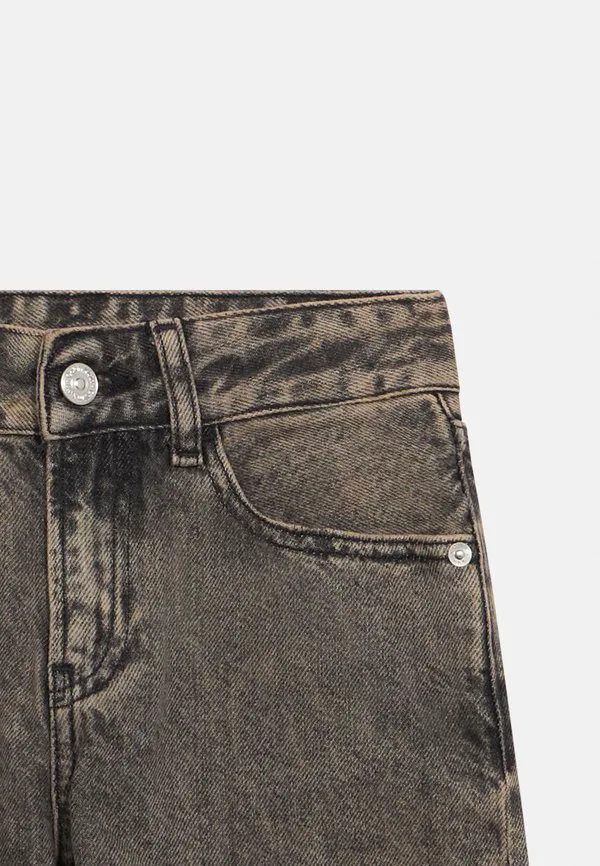 Джинсы унисекс свободного кроя turn up для скейтеров Calvin Klein Jeans, Onyx Black — фото 3