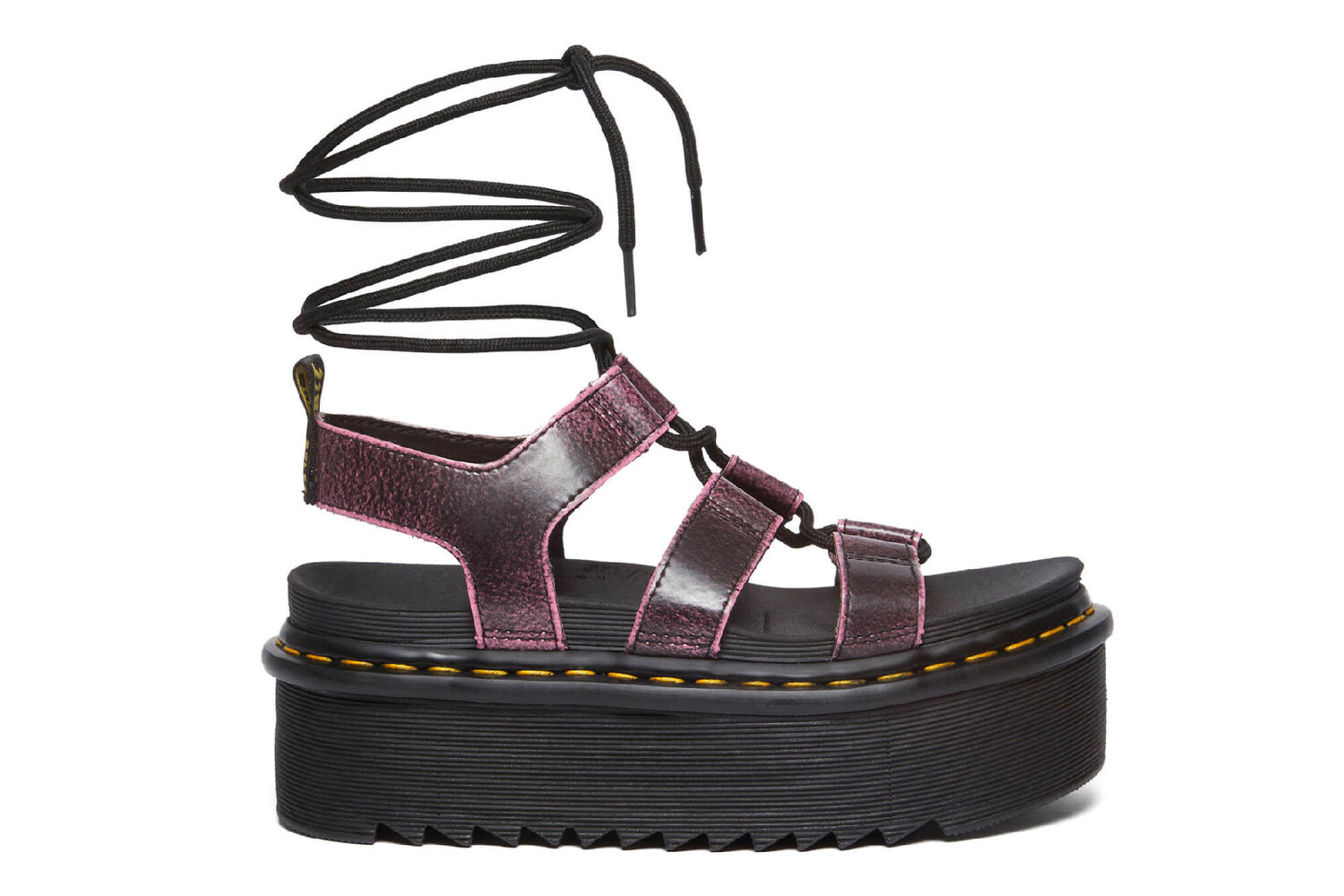 Босоножки на платформе Nartilla XL Dr. Martens, бордовый
