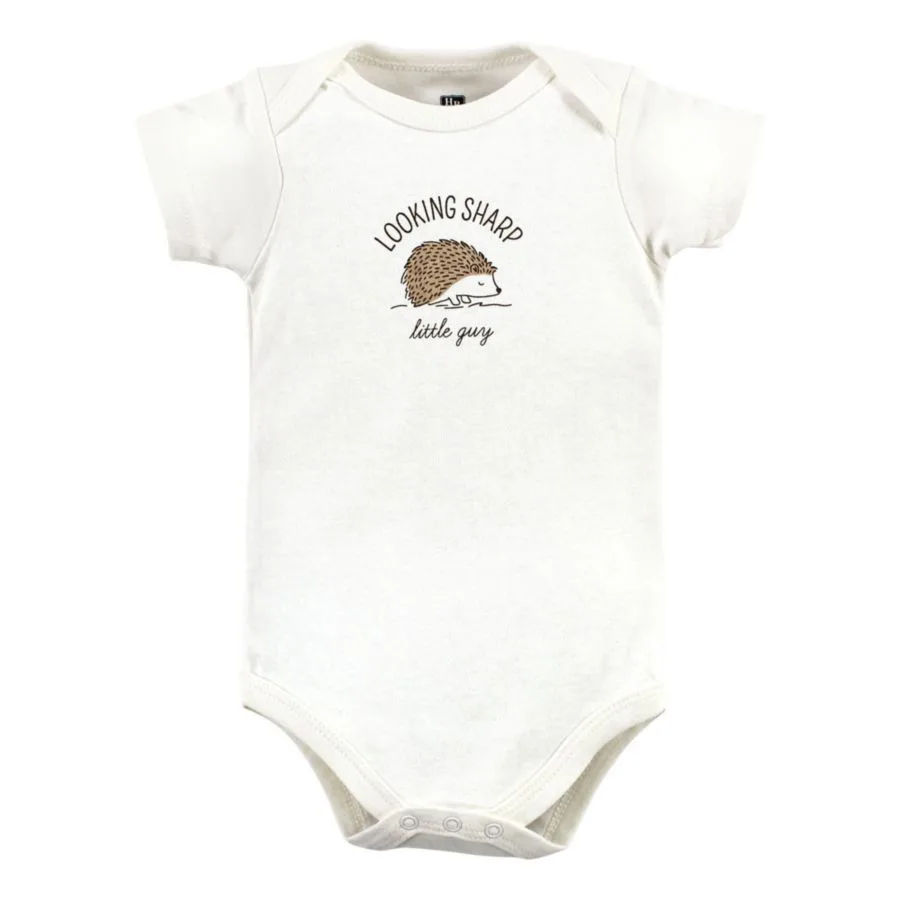 Комплект из трех мягких хлопковых боди Hudson Baby, Forest Fox — фото 3