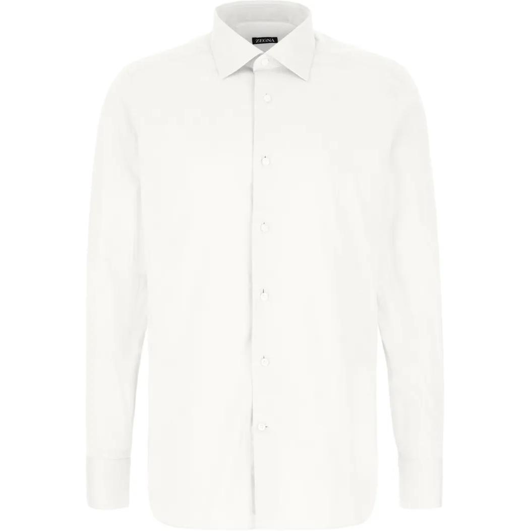 

Рубашка Zegna с длинным рукавом Ermenegildo Zegna, белый