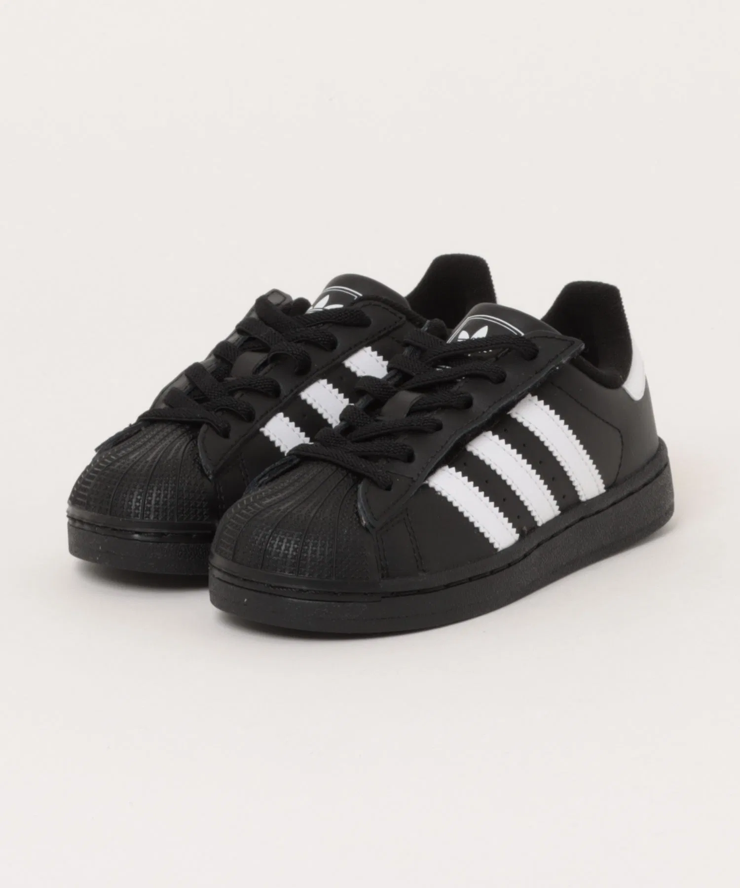 Детские кроссовки Adidas Superstar II CF EL IH6401 чёрные