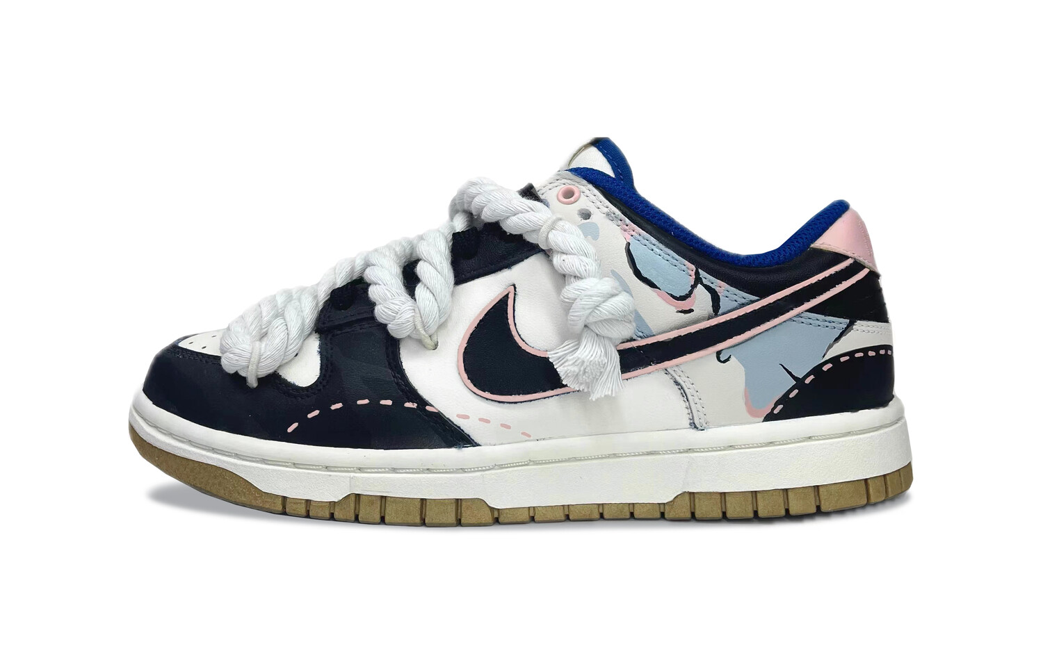 

Кроссовки Nike Dunk Skateboard Shoes Women's Low-Top White, Белый, Кроссовки Nike Dunk Skateboard Shoes Women's Low-Top White