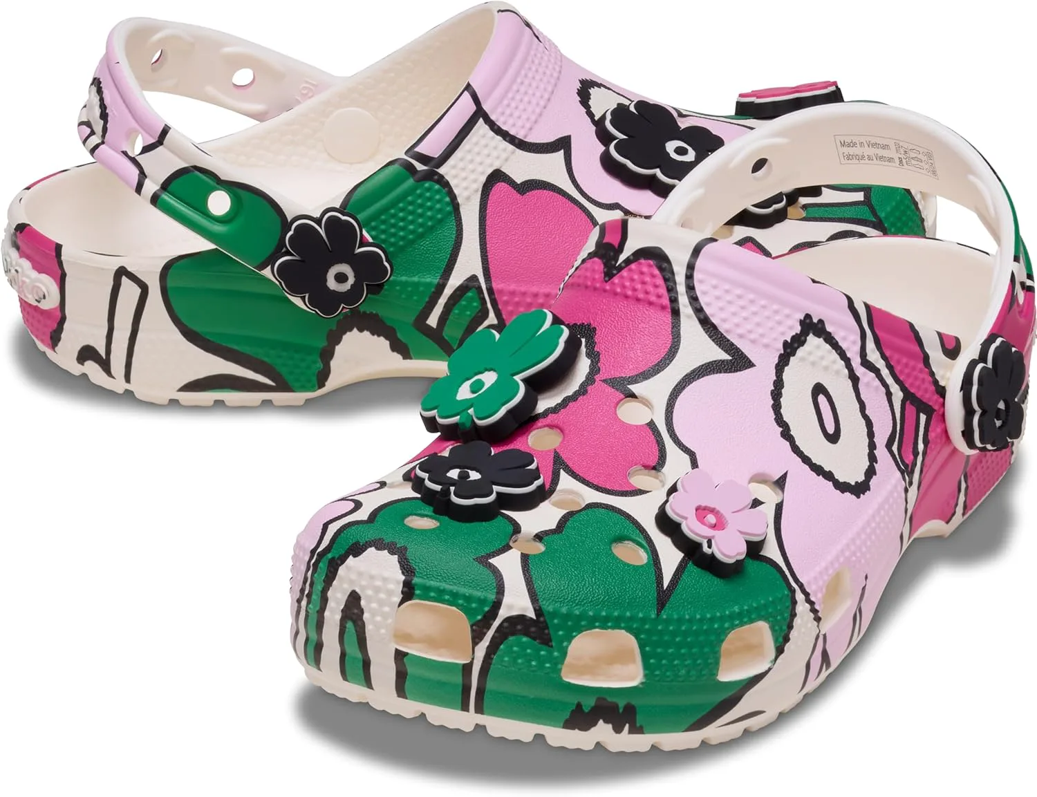 Крокс Унисекс Классические Сабо Marimekko Crocs, мультиколор — фото 3