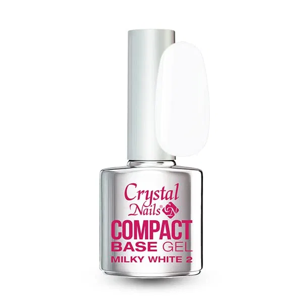 Компактный базовый гель 2 в 1 «Milky White 2» 4 мл от Crystal Nails Crystal Nails