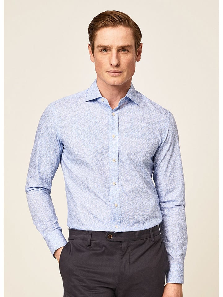 

Hackett London Рубашка - стандартный крой - светло-голубого цвета