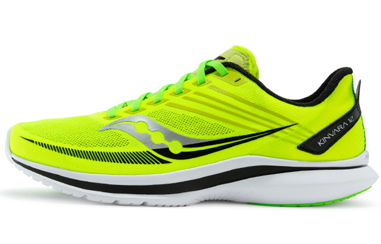 

Saucony Кроссовки для бега с низким верхом, амортизирующие, противоскользящие, износостойкие, дышащие, мужские, неоново-желтые