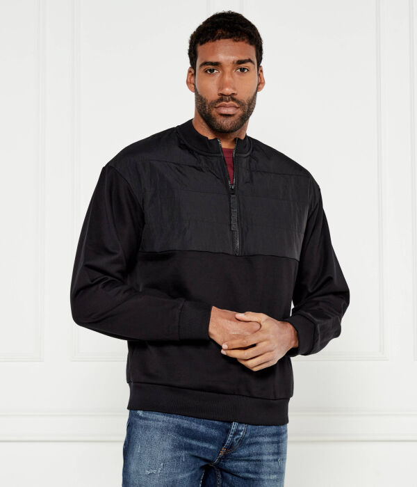 

Свитер детехсом Regular fit Hugo, черный