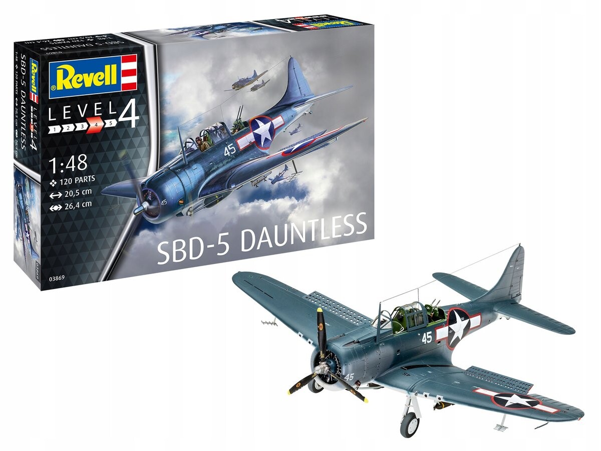 

Ревелл 1:48 Sbd-5 Dauntless Navyfighter 03869 Revell