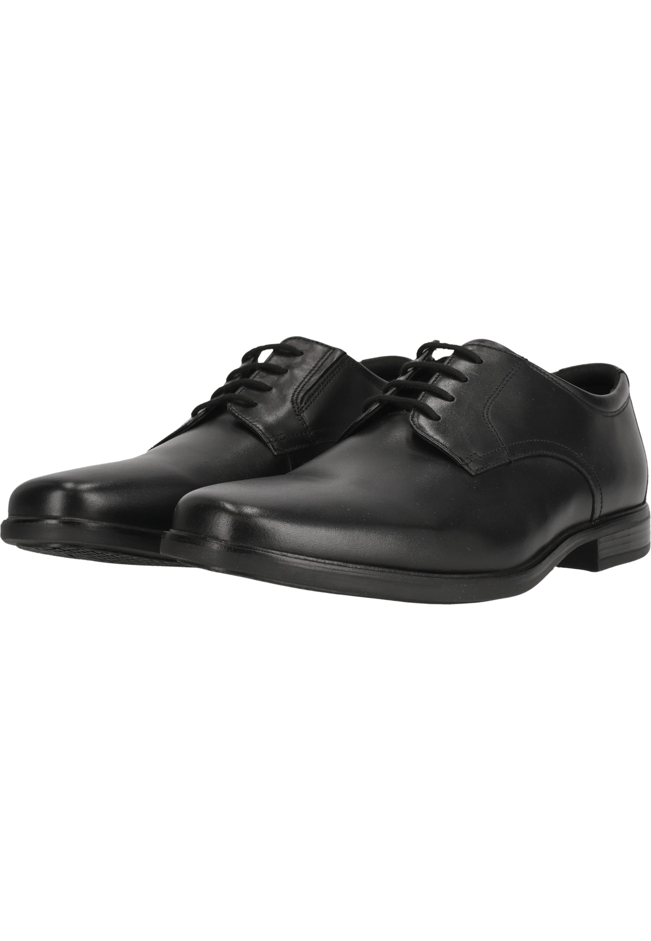 CLARKS Шнурованные туфли 'Howard Walk' в черном цвете — фото 3