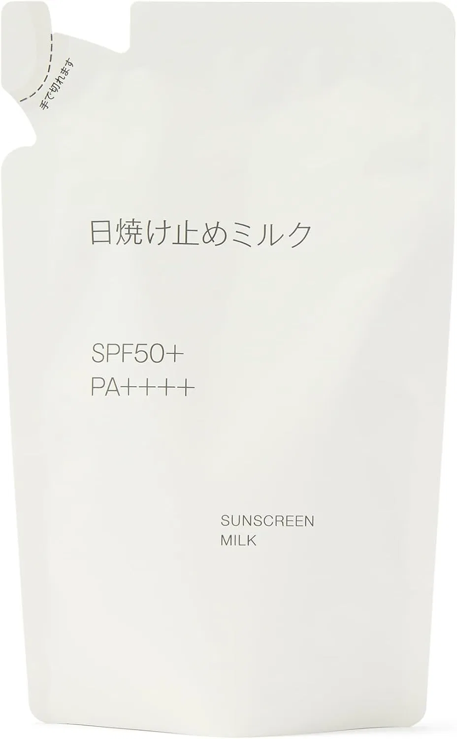 Солнцезащитное молочко SPF50+ PA++++ MUJI, 120 г, кремовый