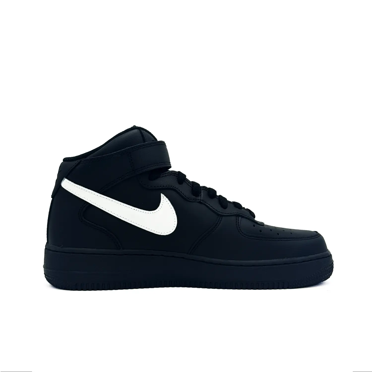 Кроссовки Nike Air Force 1 Mid '07, черный/белый/близнецы — фото 3