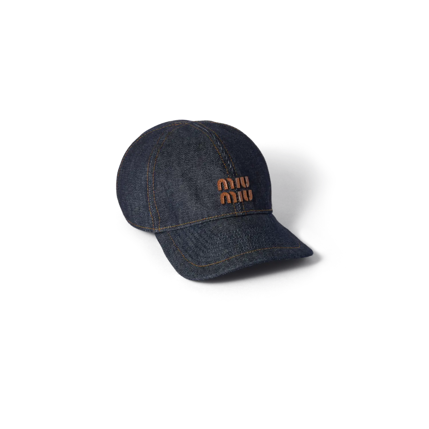 

Джинсовая бейсболка MIU MIU, синий