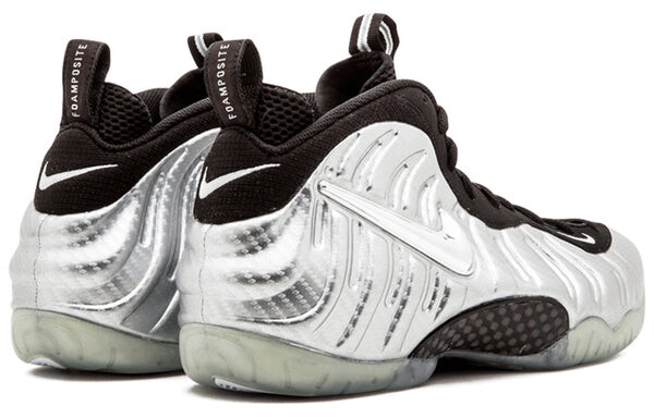 Кроссовки air foamposite pro Nike, металлический — фото 3